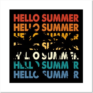 Hello Summer T Shirt For Women Men Posters and Art